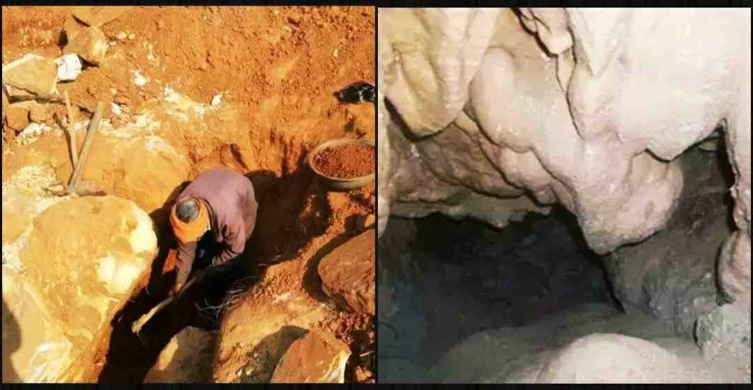 alt=" cave found in uttarakashi digging"