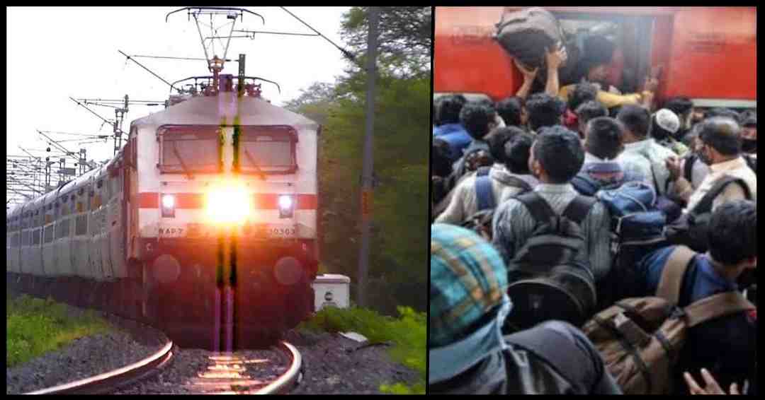 alt="special train for uttarakhand migrant people"