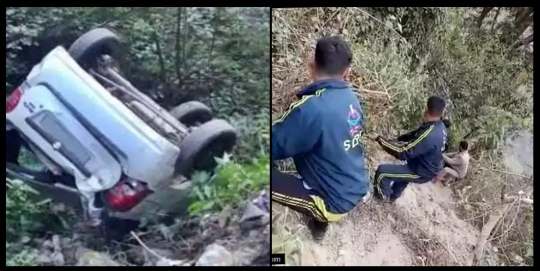 alt="uttarakhand car accident news tehri garhwal"