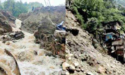 alt=" uttarakhand weather news and pithoragarh rain many house and bridge collapsed"