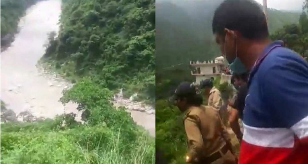 alt="uttarakhand scorpio accident scorpio fell down into deep trench in Rudraprayag'