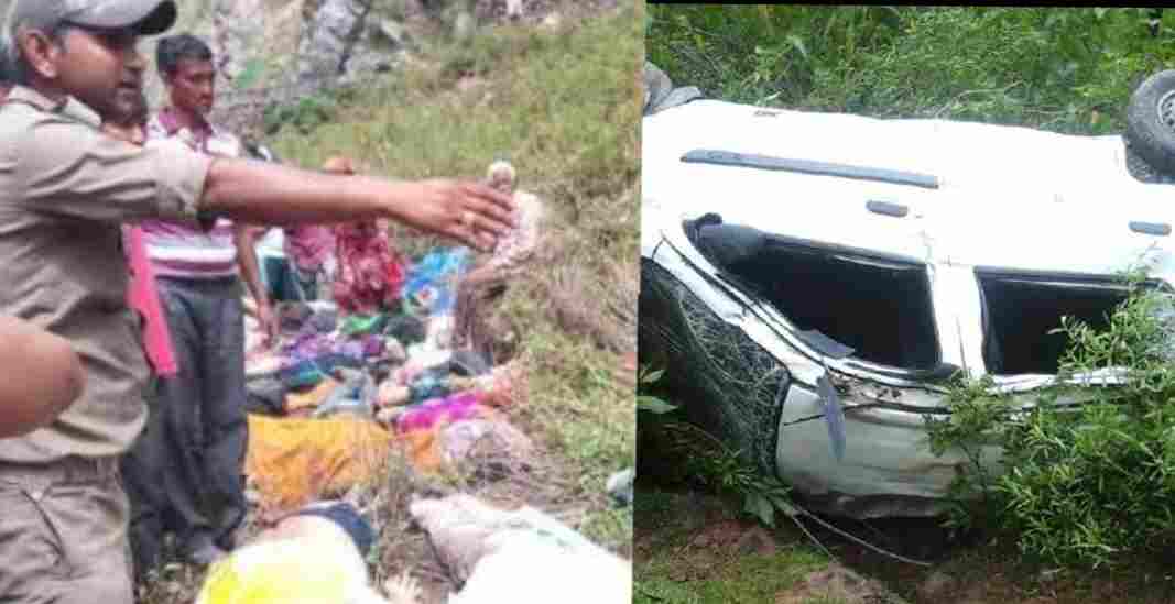 alt="uttarakhand car accident in tehri garhwal"