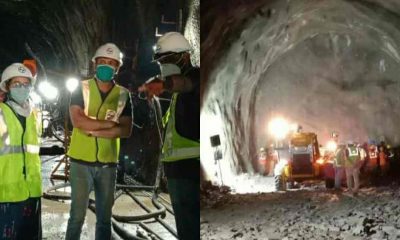 alt="Rishikesh-Karnprayag railway line project inspected by DM mangesh ghildiyal"