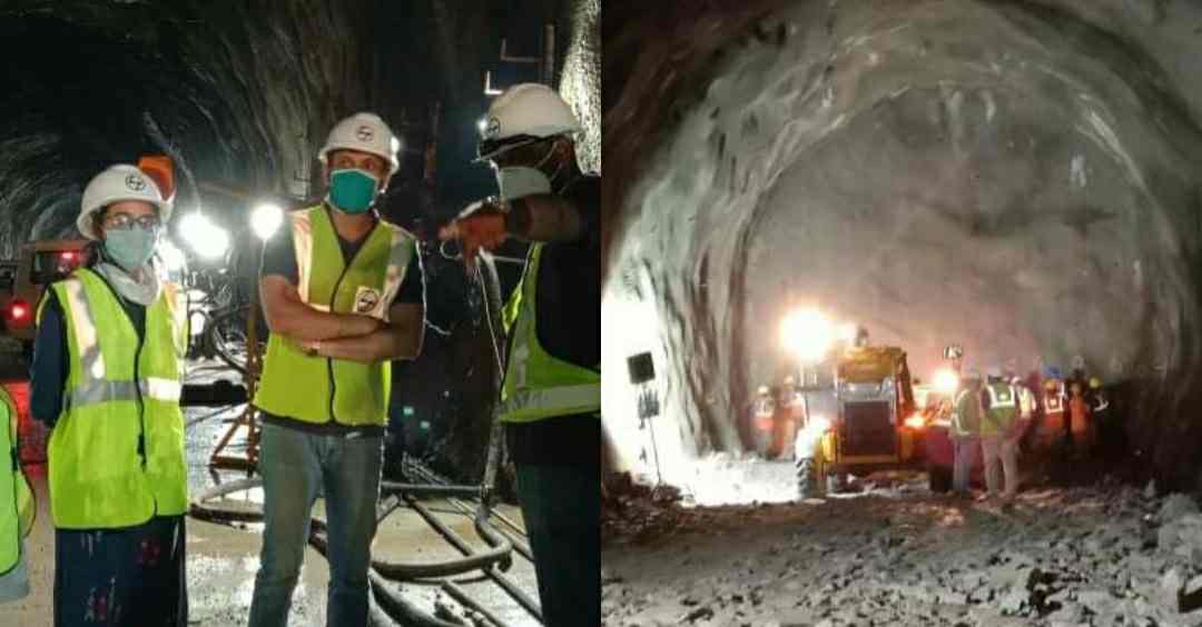 alt="Rishikesh-Karnprayag railway line project inspected by DM mangesh ghildiyal"