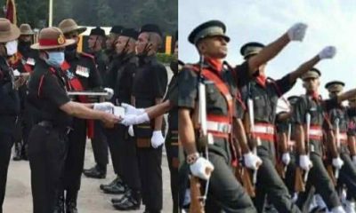 alt="191 new recruits become soldiers of garhwal rifles in indian army"