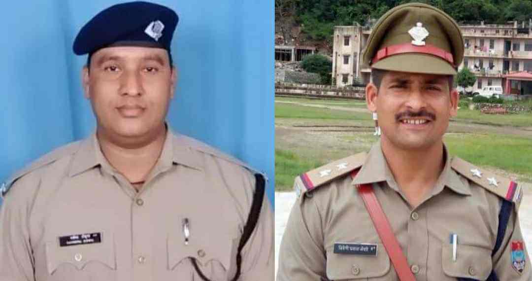 alt="Uttarakhand Police constable bohra and SI joshi awarded on 15 August"