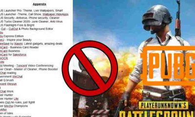 India Ban 118 Chinese Apps including PUBG