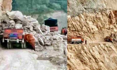 All Weather Road Uttarakhand construction canter accident in champwat two people died