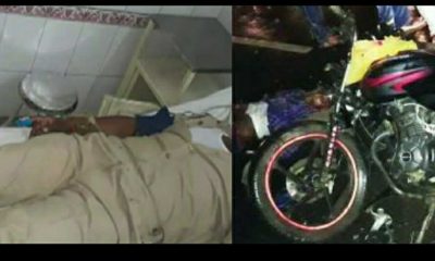 Uttarakhand: Police personnel stopped the bike for investigation, then the man ride the bike on police in rudrapur