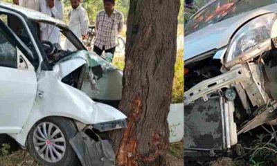 Car accident in Uttarakhand: two people died due to car collided with tree in dehradun.