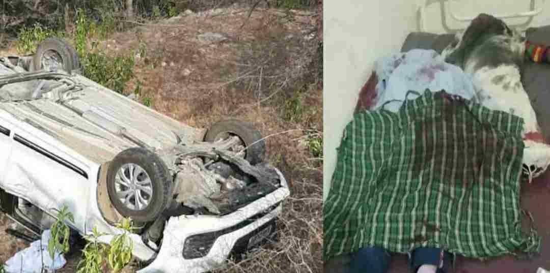 Uttarakhand news: one person died on the spot in car Accident at bageshwar district.