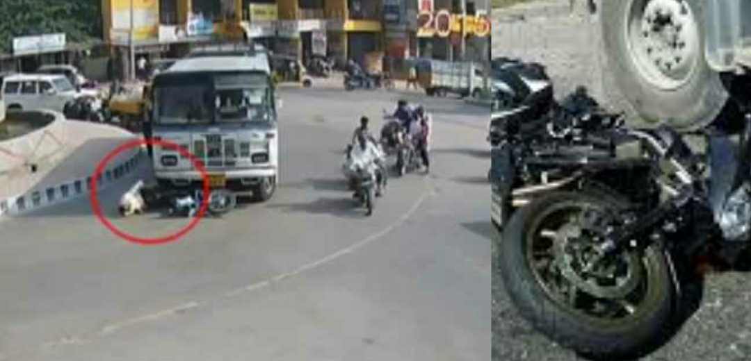 Uttarakhand Accident News: fast speed bus hit the bike riding person in rishikesh haridwar died on the spot