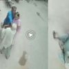 Delhi news: Son slaps elderly mother, dies on the spot Video of the entire incident was captured in CCTV