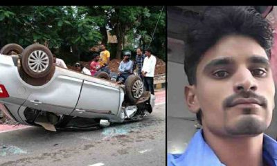 Uttarakhand Car Accident in Rudrapur of prakash negi of almora district died on the spot