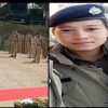 Uttarakhand news: Last farewell with Uttarakhand police honors to constable Archana rana in Champawat.