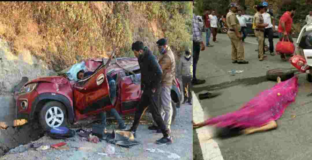 Uttarakhand news: accidental woman died on the spot in pauri Garhwal, she was coming from Delhi with her family.