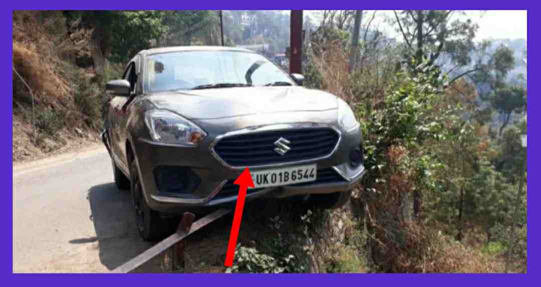 Uttarakhand News: high speed truck hit the car parafit save the life in almora road accident