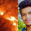 Uttarakhand: 19 years old Pankaj deupa dide on the spot during extinguishing a forest fire in Pithoragarh.