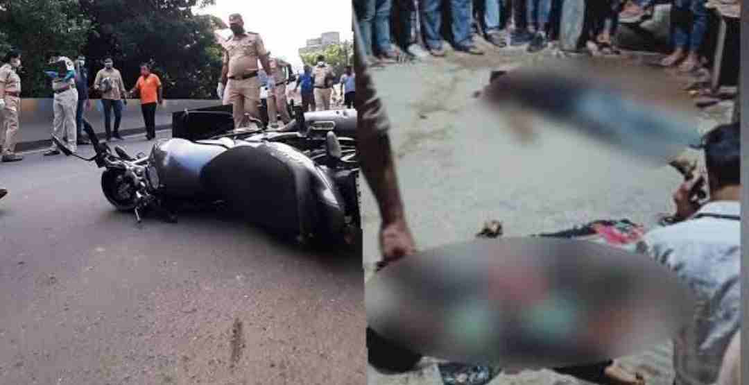 Uttarakhand news: A couple of bike riders lalit and aarti died in road accident at jaspur udhamsingh Nagar.
