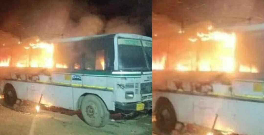 Uttarakhand news: Three buses of Uttarakhand Roadways bus caught fire simultaneously, fire brigade barely controlled