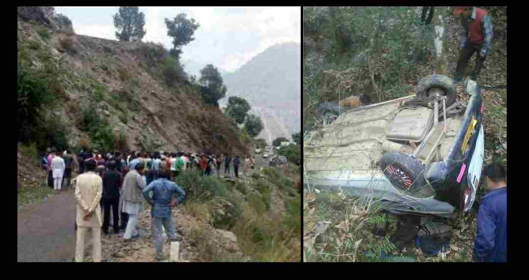 Uttarakhand news: two people died on the spot in road accident at garur Bageshwar , driver injured
