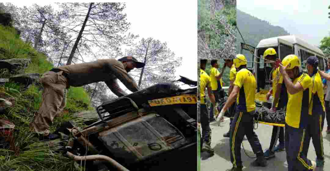 Uttarakhand news: Bolero engulfed in deep gorge, painful death of an innocent girl and driver in almora Accident.