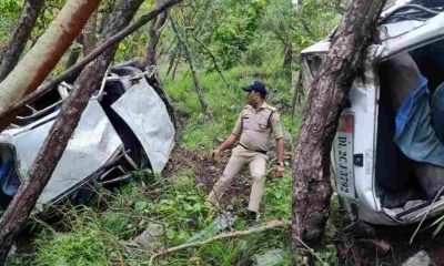 Uttarakhand news: Traumatic road accident in almora, car engulfed in deep gorge, driver dies on the spot