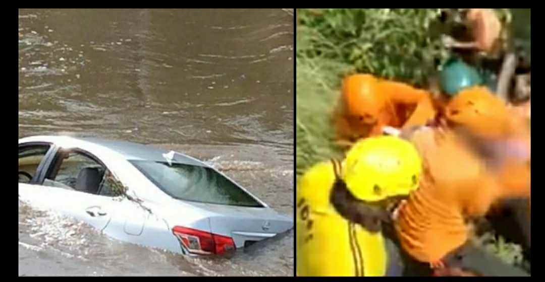 Uttarakhand road accident news: car drowned in river of rudraprayag district mother and daughter died on the spot