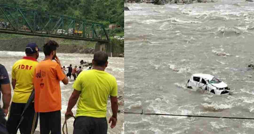 Uttarakhand news: car fall in mandakini river Rudraprayag driver died