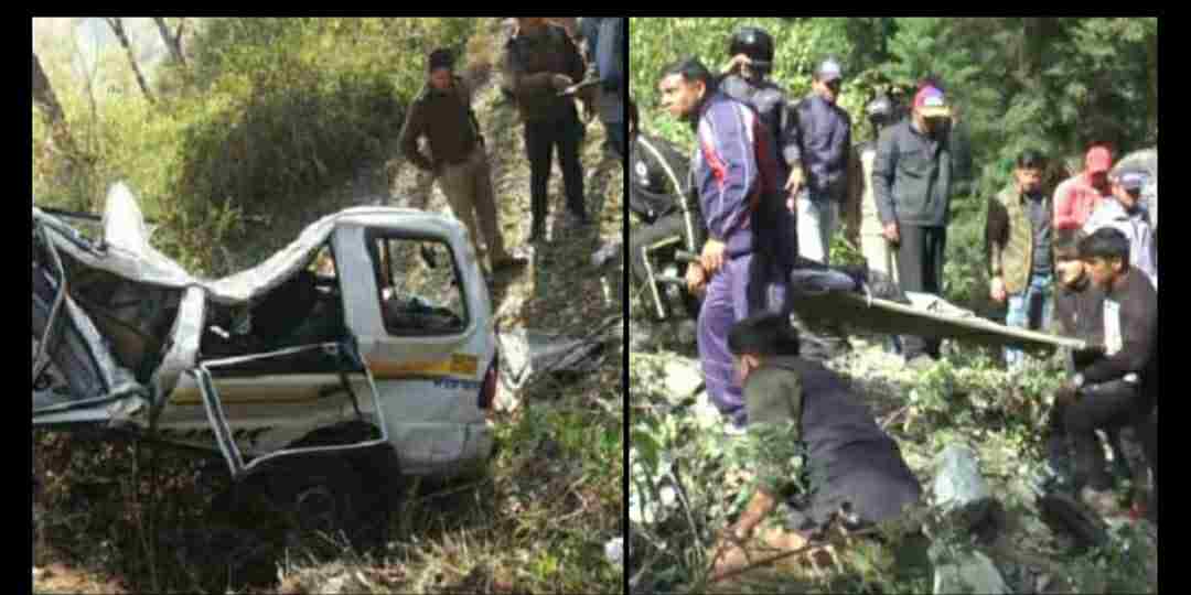 Uttarakhand road accident news from tehri garhwal one girl died with her goat and also driver dies