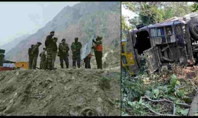 Uttarakhand News: BRO TIPPAR TRUCK fall in trench driver died on the spot in dharchula Pithoragarh