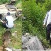 Uttarakhand news: Car rammed into 100 meters deep gorge uncontrolled in Bageshwar accident, police team rescued.