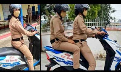Uttarakhand news: women policeman got scooty for duty, now there will be quick action in Pauri Garhwal police