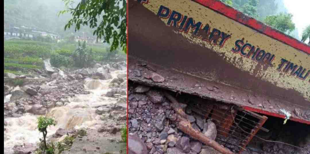 Uttarakhand news: CLOUDBURST in Narendra nagar block tehri garhwal
