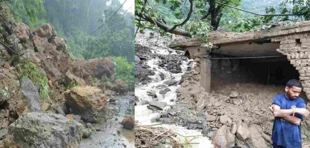 Uttarakhand news: Heavy devastation due to cloudburst near Bhitarli village in mussoorie.