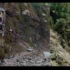 Uttarakhand news: heavy landslide in nainital district three house collapsed.