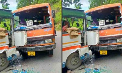 Uttarakhand news: two GMOU bus horrified on the National Highway in Pauri Garhwal accident.