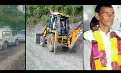 Uttarakhand news: Gabar singh Rawat of Uttarakashi make road by croping mountain