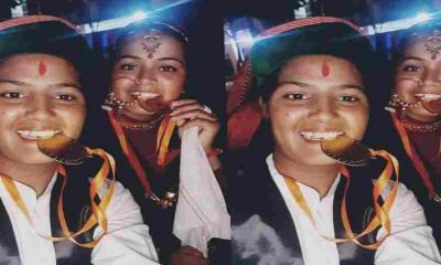 Uttarakhand news: glimpse of Uttarakhand culture seen in Rajasthan, Kavita Bora and Nikita Nayal of almora won gold medal.