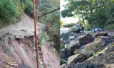Uttarakhand news: Nainital Bhawali road opened but Public Works Department forgot to remove the debris completely. Nainital Bhawali road