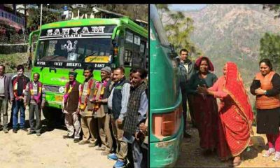Uttarakhand news: devsari Villagers of chamoli district were delighted when the vehicle arrived for the first time in village