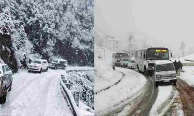 Uttarakhand news: snowfall 2021 started in hills see beautiful videos and photos