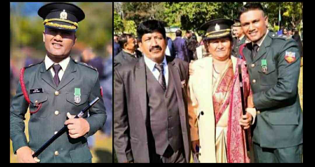 Uttarakhand News: Bharat Singh of Chapdon village chamoli became a lieutenant in indian army at IMA POP 2021.