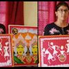 Uttarakhand news : Indira adhikari of majkhali almora started self-employment by Aipan art