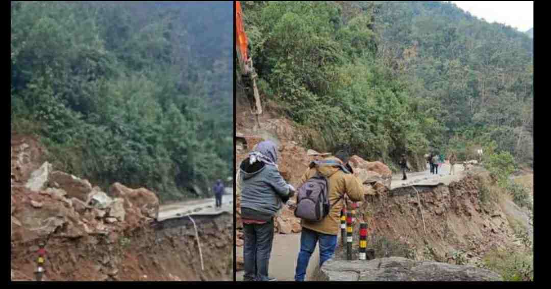 Uttarakhand news: landslide in Kotdwar Dugadda highway pauri garhwal