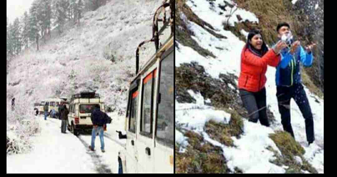 Uttarakhand news: uttarakhand snowfall in winter tourist news nainital bageshwar
