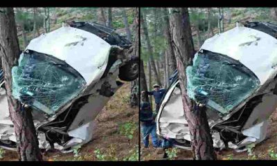Uttarakhand news: SSB jawan jagdish chandra dies in 600 meters car accident ditch car slips in snow in a almora