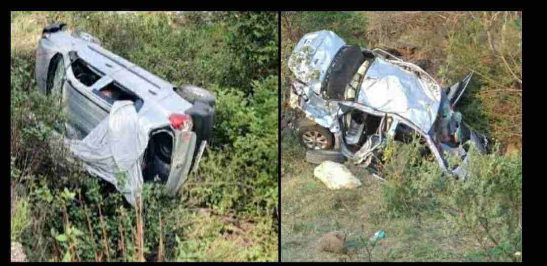 Uttarakhand news: One employees died in car accident at Pauri Garhwal returning home from election duty.
