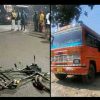 Uttarakhand news: bus tramples cyclist couple, husband dies on the spot in cycle accident at ramnagar nainital.