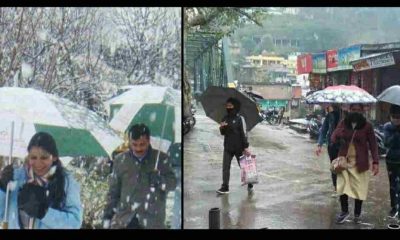 Uttarakhand weather today: Rain and snowfall again in Uttarakhand, rainfall alert issued on Monday as well.